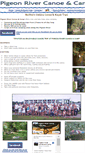 Mobile Screenshot of pigeonrivercanoeandcamp.com